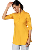 Libas Women'S Straight Tunics (58228_Mustard