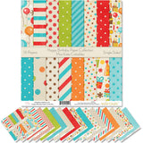 Miss Kate Cuttables Happy Birthday Printed Scrapbook Paper Set by Miss Kate Cuttables: Craft Supplies for Scrapbooking, Single