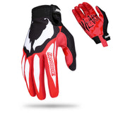 FASTGOOSE Dirt Bike Motocross Gloves - Motorbike & ATV Off Road Racing Sports Cycling Glove (Red/Black, Medium)