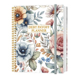 Debt Payoff Planner 8.5inchx11inch Financial Tracker Notebook, 53 Sheets