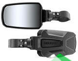 Seizmik Pursuit Night Vision Series Side View UTV Mirror | Set of 2 | Shatter Resistant | Dual Color Illumination | Compatible w