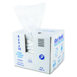 Inteplast PB080418XH 8 qt Capacity, 18 Length x 8 Width x 4 Gusset, Extra Heavy Duty Food and Utility Poly Bag (Case of 1000)