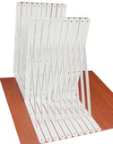 20 Pack L16 x H 10 White Heavy Duty Shelf Brackets with Screws Metal Shelf Brackets Shelf Support Angle Brackets for Shelves L B