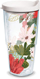 Tervis Mellow Floral Made in USA Double Walled Insulated Tumbler Travel Cup Keeps Drinks Cold & Hot, 24oz, Classic