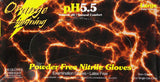 Atlantic Safety Products Orange Lightning Exam Gloves, Disposable, PowderFree Nitrile Gloves, Orange, Large, 100Ct