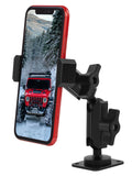 Nilkatss Aluminum Alloy Phone Mount for 2024+ Jeep Wrangler JL/JLU/4XE & Gladiator JT, -360 Adjustable 2024-2025 Wrangler Cell P