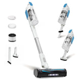 LEVOIT Cordless Vacuum Cleaner, Stick Vac with Tangle-Resistant Design, Up to 50 Minutes, Powerful Suction, Rechargeable, Lightw