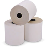 Iconex 90770047 Impact Printing Carbonless Paper Rolls, 3Inch x 90 ft, White/Canary, 50/Carton