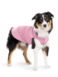 Goldpaw Stretch Fleece Dog Sweater - with Spandex for 4-Way Stretch - Soft, Comfortable Dog Coat - Machine Washable - Made in the USA - Rose - Size 14