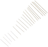 Kaufhof 0600090 20 piece Tiny Small Drill Bits #6180 Numbered Sizes High Speed Steel (HSS) Wire Gauge
