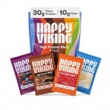 Happy Viking Variety Pack High Protein + Fiber Meal Powder, Created by Venus Williams, 30G Protein, Low Carb, Keto, Vegan, Glute