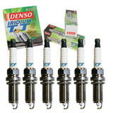 6 pc DENSO Iridium TT Spark Plugs compatible with Nissan Pathfinder 3.5L V6 2013-2016