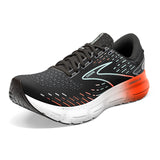 Brooks Womens Glycerin 20 Neutral Running Shoe, Black/Red/Opal, 3 UK