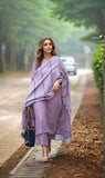 Gosriki Women'S Rayon Blend Solid Straight Kurta With Pant & Dupatta (Raja Saab Purple-Vks02-Gs_M_Purple_Medium),Purple,,B0F38F9CXK