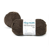 Mary Maxim Mellowspun DK Yarn, Lightweight Acrylic Dark Brown Yarn for Baby Blankets, Afghans, Sweaters, and Clothing, 284 Yards