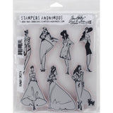 Stampers Anonymous Tim Holtz Cling Stamps 7X8.5, Runway