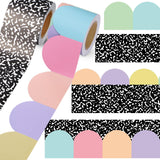 Trandraft 2 Rolls 65.6ft Composition Classroom Bulletin Border Decor