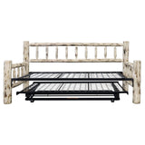 Montana Woodworks Collection Day Bed With Pop Up Trundle, Ready To Finish