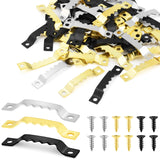 50 Sets Sawtooth Picture Hanger, Picture Frame Hangers with Screws for Photos Canvas Clock Wood Frame Hardware Metal Hook Hangin