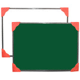 Yajnas Non Magnetic 8 Inch X 11 Inch Double Sided White Board And Chalk Board Both Side Writing Boards, One Side White Surface A
