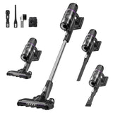 Eureka Cordless Vacuum Cleaner Lightweight, Stick Vacuum Rechargeable for Hardwood, Pet Hair, Black, ReactiClean 410