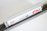 Bachmann Trains - Canadian 4 Bay Cylindrical Grain Hopper - Cn Environmental - Ho Scale, Grey, 8