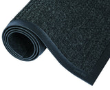 Crown SSR023CH Super-Soaker Wiper Mat with Gripper Bottom, 0.38'' Thickness, 24'' Width, 36'' Length, Polypropylene, Charcoal
