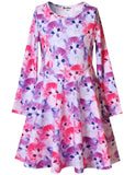Cute Cat Dresses Girls Long Sleeve Swing Halloween Costume Kitty Outfits 4t 5t