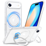 Anqrp 360 All-in-ONE Stand Case for iPhone 17 Air Case with Rotatable Magnetic Kickstand Ring Holder, Compatible with Mag-Safe,
