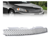 HECASA Upper Grille Compatible with 2006-2013 Chevy Impala/2014-2016 Chevrolet Impala Limited/2006-2007 Chevy Monte Carlo Front