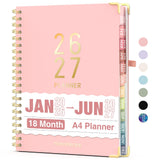 Forvencer Planner 2026-2027, 18 Month Weekly and Monthly Calendar Planner, Jan 2026 -June 2027, 8.5 x 11, Daily Agenda Book with