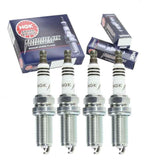 4 pc NGK Iridium IX Spark Plugs compatible with Jeep Cherokee 2.4L L4 2014-2020