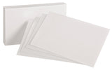 Oxford Blank Index Cards, 4 x 6, White, 100 Per Pack (40156SP)