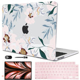 LCMOCICO for New MacBook Air 13.6 inch Case 2025 M4 A3240 Cover, Printed Pattern Plastic Hard Shell Case Keyboard Skin for M2 M3