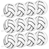 Reginary 12 Pcs Volleyball Cosmetic Bag Gifts Accessories for Makeup Bags Volleyball Clear PVC Cheer Case Toiletry Zipper Pouch