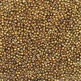 LEECOON 2mm Golden Color Seed Beads,100grams About 8800pcs Size 12/0 Small Seed Beads for Making Necklace Bracelet Earring