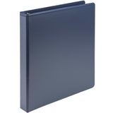 Samsill Plant-Based 1 Inch Durable D-Ring, Made in USA, View Binder, Eco-Friendly, USDA Certified Biobased, Single, Indigo