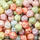 BERMRO 16mm Acrylic Beads 100pcs Cute Candy Colors Bead Spacer Loose Beads for DIY Crafting Necklace Bracelet Jewelry Making Key