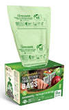 UNNI Compostable Trash Bags, 13 Gallon / 49.2 Liter, 100 Count, Extra Thick 0.9 Mil Tall Kitchen Food Scrap Bin Liners, Certifie