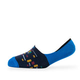 Young Wings MenS_Socks Royal Blue Colour Cotton Fabric Design Free Size NoShow Length Casuals & Formals Wear Socks Pack Of 1