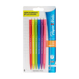 Paper Mate Sharpwriter Mechanical Pencils, #2 Lead, 0.7 mm, Assorted Barrel Colors, Pack Of 6