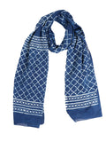 Gutthi WomenS Cotton Stoles | Scarf Lightweight & Comfortable For All Seasons, Size (100X180 Cm) (Blue)