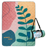 Exclusivo Mezcla Waterproof Picnic Blankets 3-Layer 60x80 INCH Large Sandproof Beach Blanket Foldable Outdoor Blanket for Campin