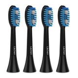 Replacement Brush Heads for Lchen Electric Toothbrushes (Black)