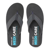Ortho Joy Men Extra Soft Doctor Ortho Slippers Grey 12 Uk,Grey,12,B09Q12NHMS