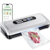 Vacuum Sealer Machine with AirLock ProSeal System, 10-in-1 Vacuum Sealer for Food, Dry & Moist Modes, Compact Design with Digita