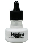 Chartpak Higgins Super White Pigmented Drawing Ink, 1 Ounce Bottle (44100),457081