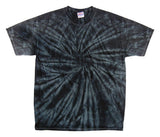 HS1000B TieDye Youth Spider TieDyed Tee Black Spider Large