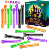 Halloween Toys Gifts Prizes for Kids Bulk 64 PCS, Mini Bubbles for Toddlers, Bulk Halloween Party Favors Basket Goodie Bag Stuff