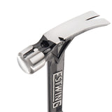 Estwing Ultra Series Hammer - 15 Oz Short Handle Rip Claw With Smooth Face & Genuine Leather Grip - E15Sr